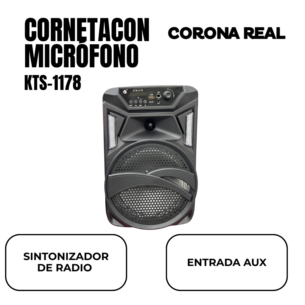 CORNETA CON MICRÓFONO Ref: KTS-1178