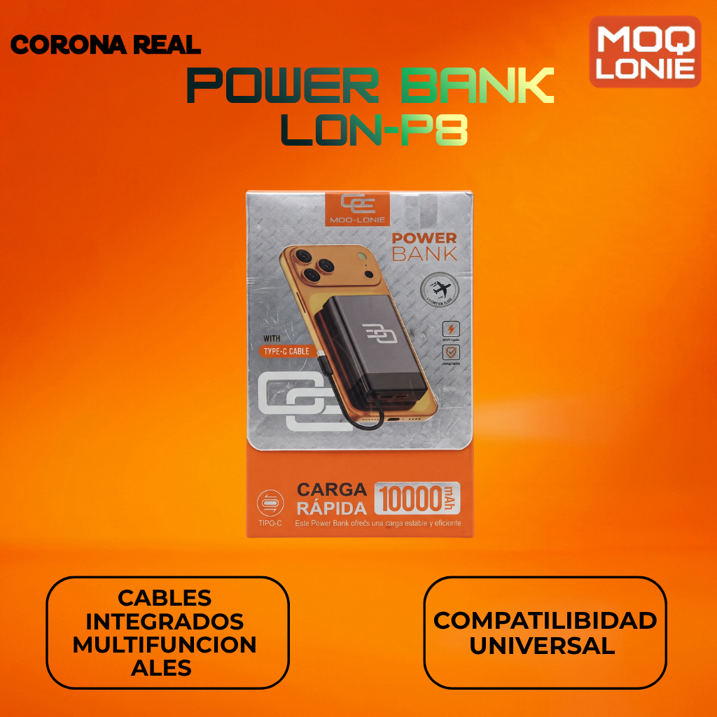POWER BANK MOQ LONIE Ref: LON-P8