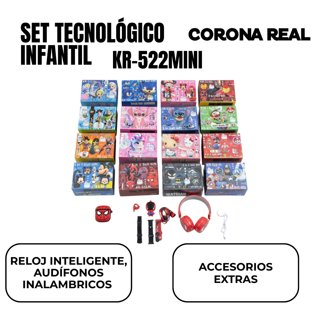 SET TECNOLÓGICO INFANTIL Ref: KR-522MINI