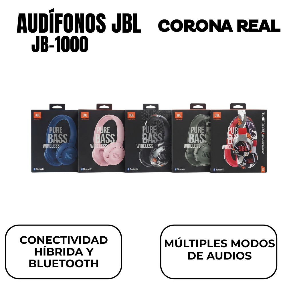 AUDÍFONOS INALÁMBRICO Ref: JB-1000