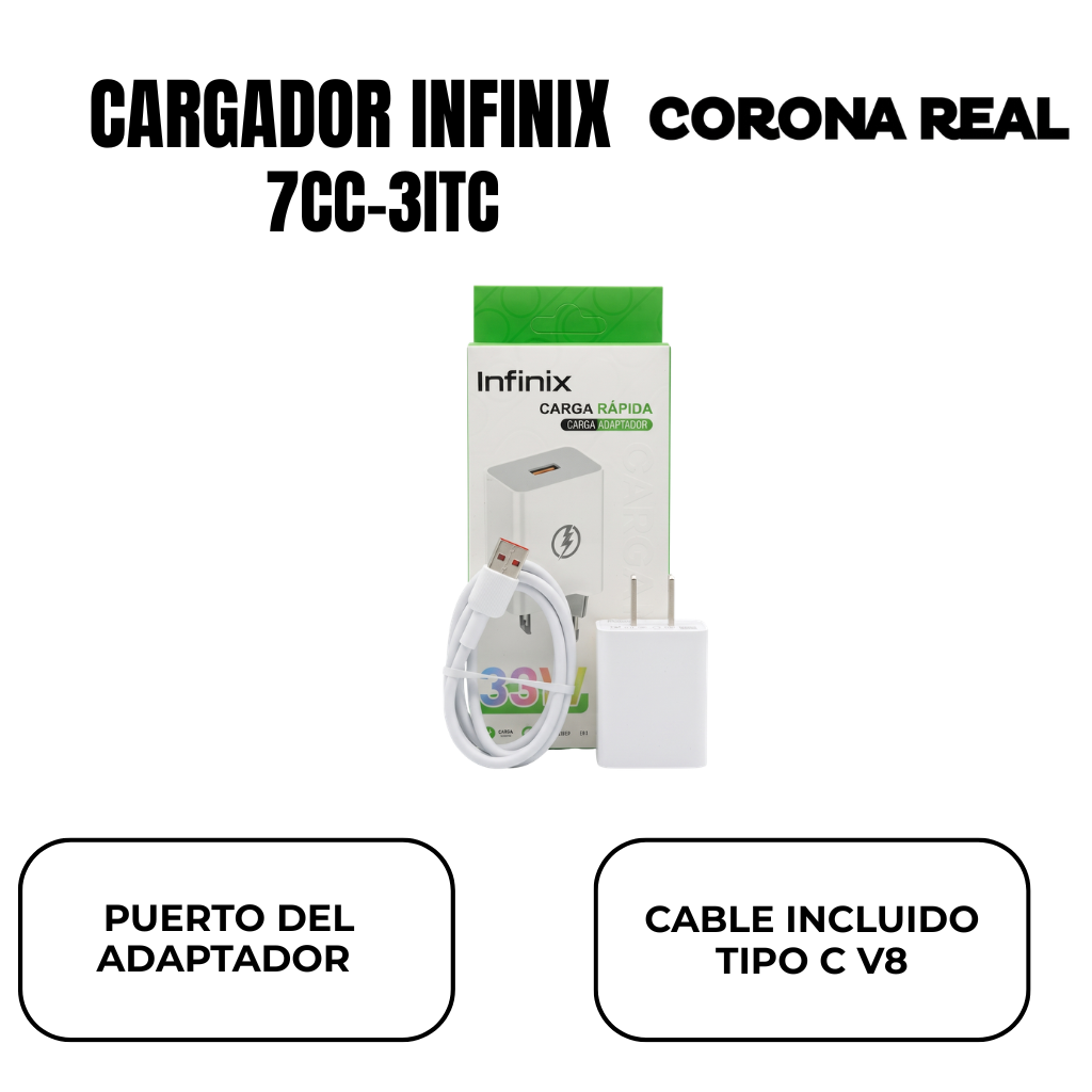 CARGADOR INFINIX Ref: 7CC-3ITC