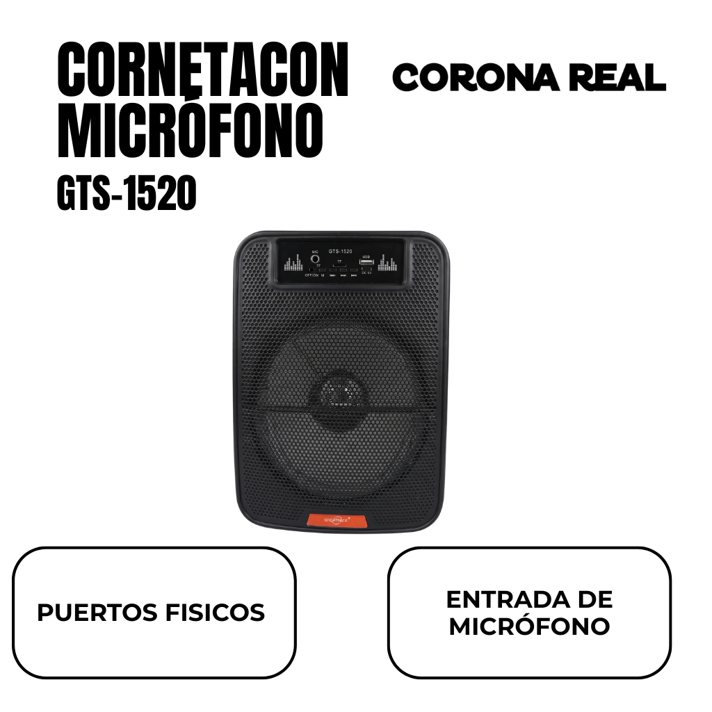 CORNETA CON MICRÓFONO Ref: GTS-1520