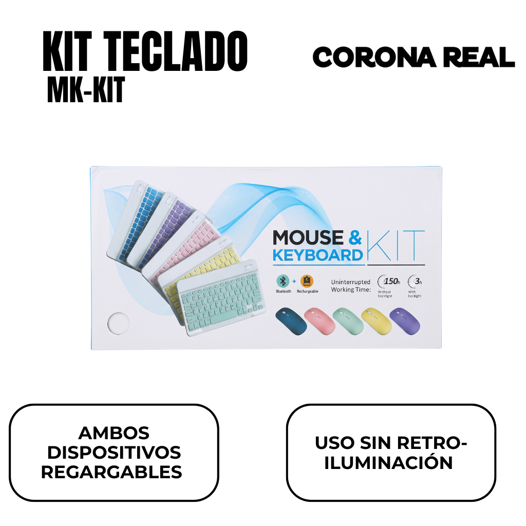 KIT DE TECLADO Y MOUSE Ref: MK-KIT