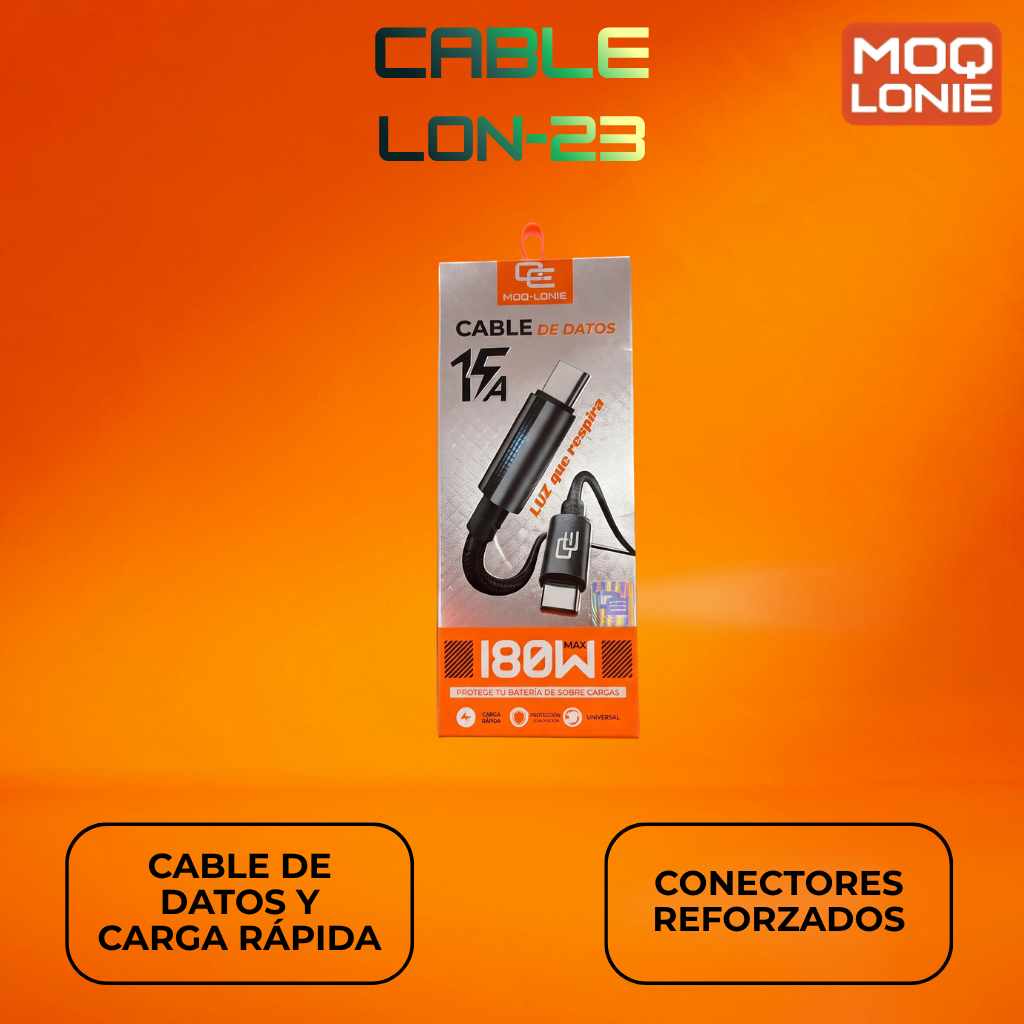 CABLE DE DATOS MOQ LONIE Ref: LON-23