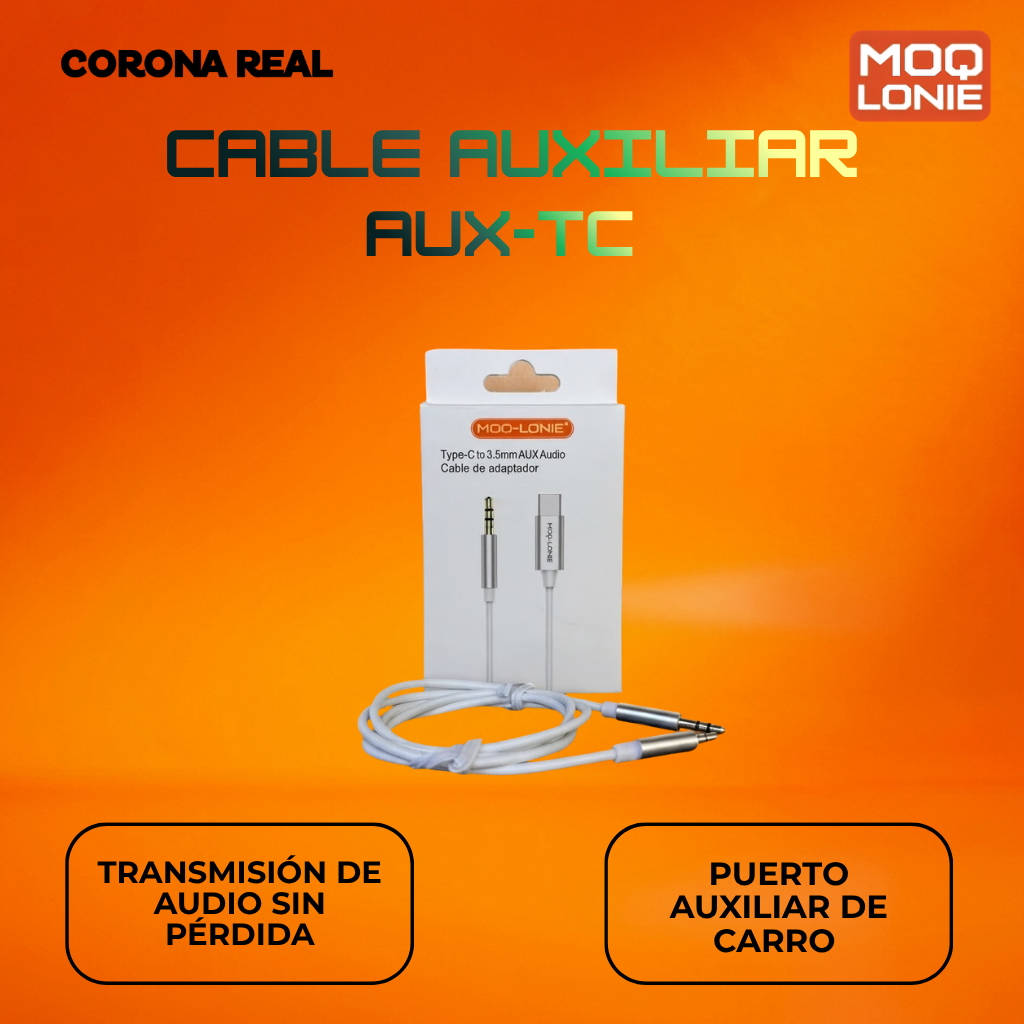 CABLEL AUXILIAR TIPO C MOQ LONIE Ref: AUX-TC