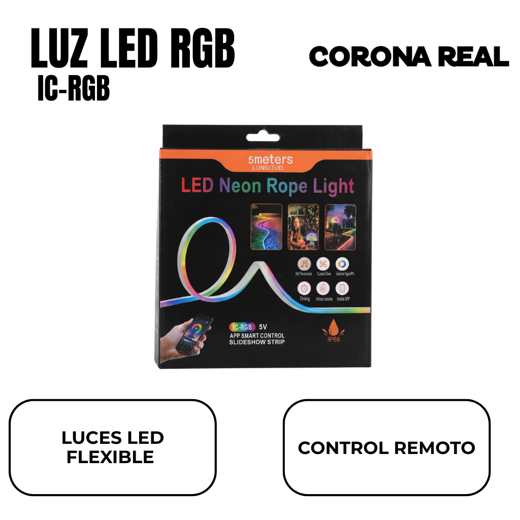 TIRAS DE LUZ LED RGB Ref: IC-RGB