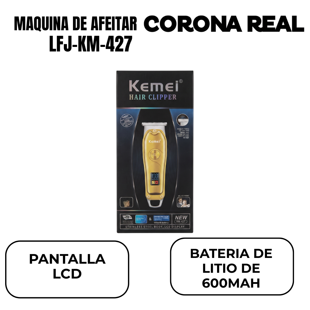 MÁQUINA DE AFEITAR Ref: LFJ-KM-427