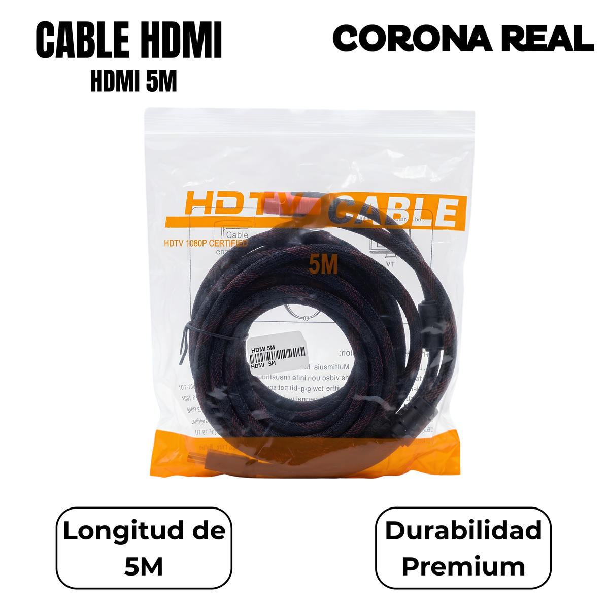 CABLE HDMI Ref: HDMI 5M