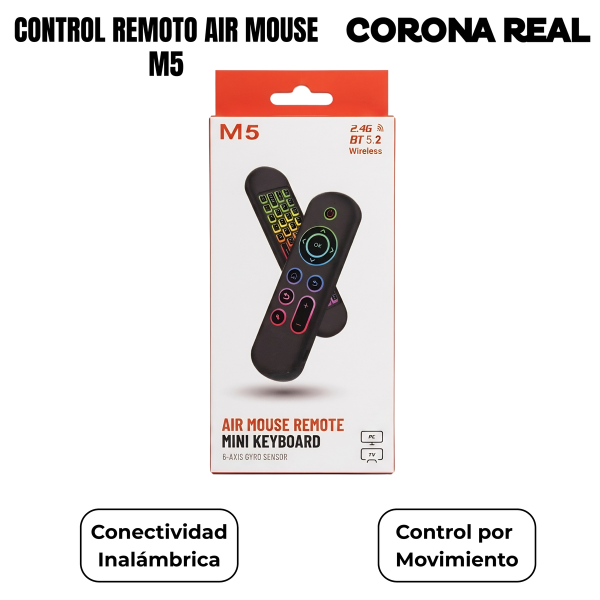 CONTROL REMOTO AIR MOUSE Ref: M5