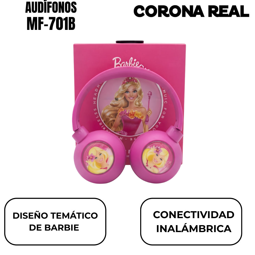 AUDÍFONOS BARBIE Ref: MF-701B