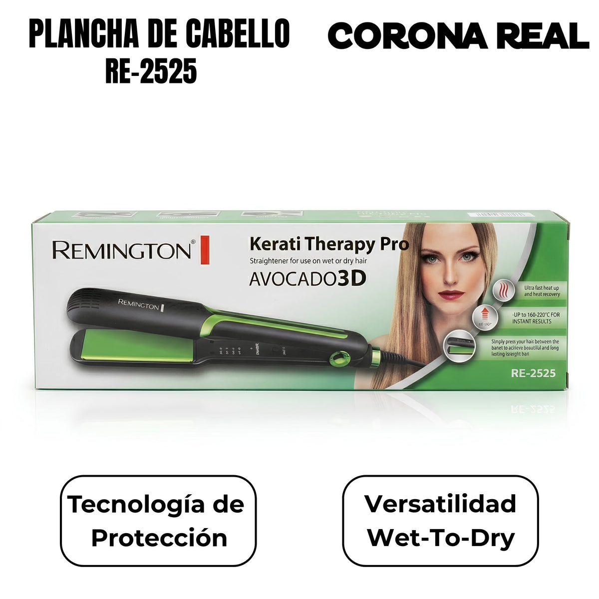 PLANCHA REMINGTON Ref: RE-2525