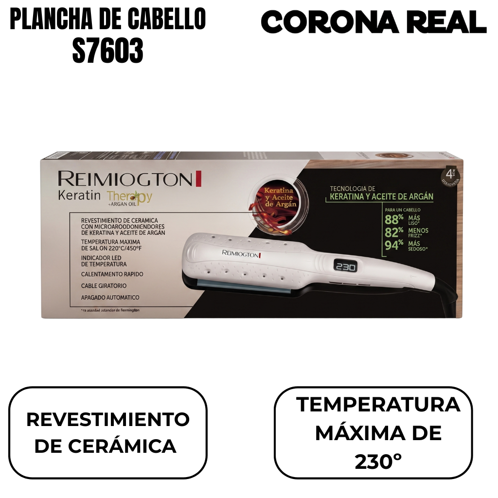 PLANCHA DE CABELLO Ref: S7603