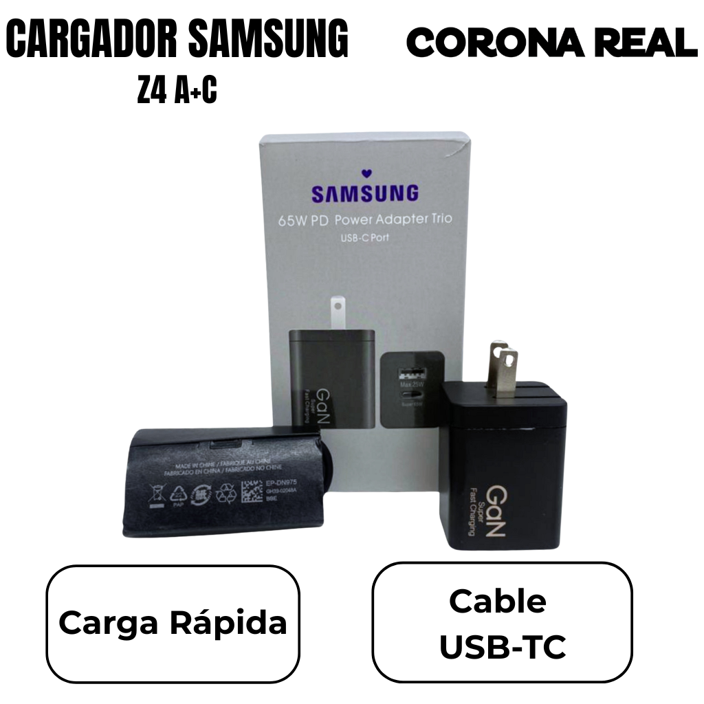 CARGADOR SAMSUNG TC-TC Ref: Z4 A+C