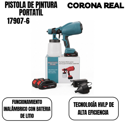 PISTOLA DE PINTURA PORTÁTIL Ref:17907-6