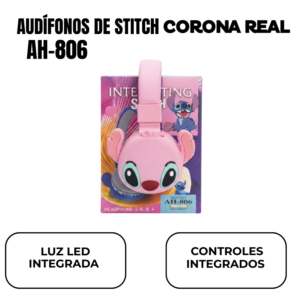 AUDÍFONOS DE STITCH Ref: AH-806