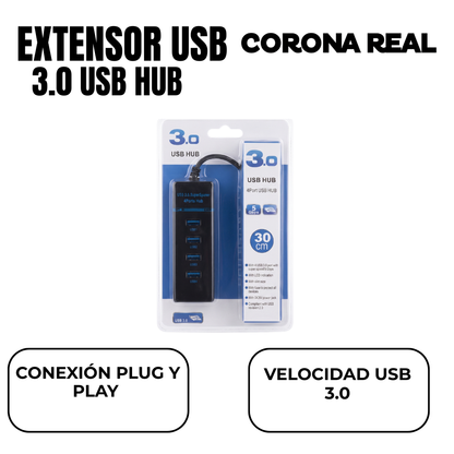 EXTENSOR USB Ref: 3.0 USB HUB