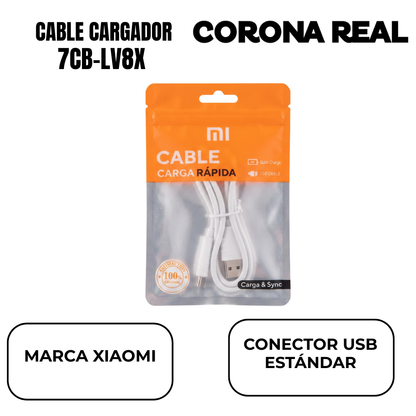 CABLE CARGADOR Ref: 7CB-LV8X