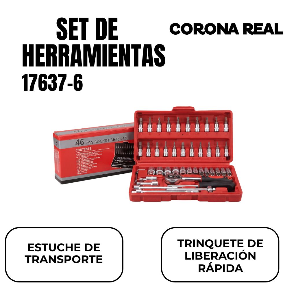 SET DE HERRAMIENTAS Ref: 17637-6