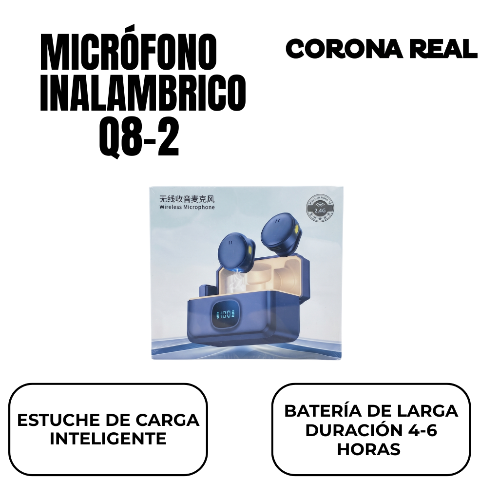 MICRÓFONO INALÁMBRICO Ref: Q8-2