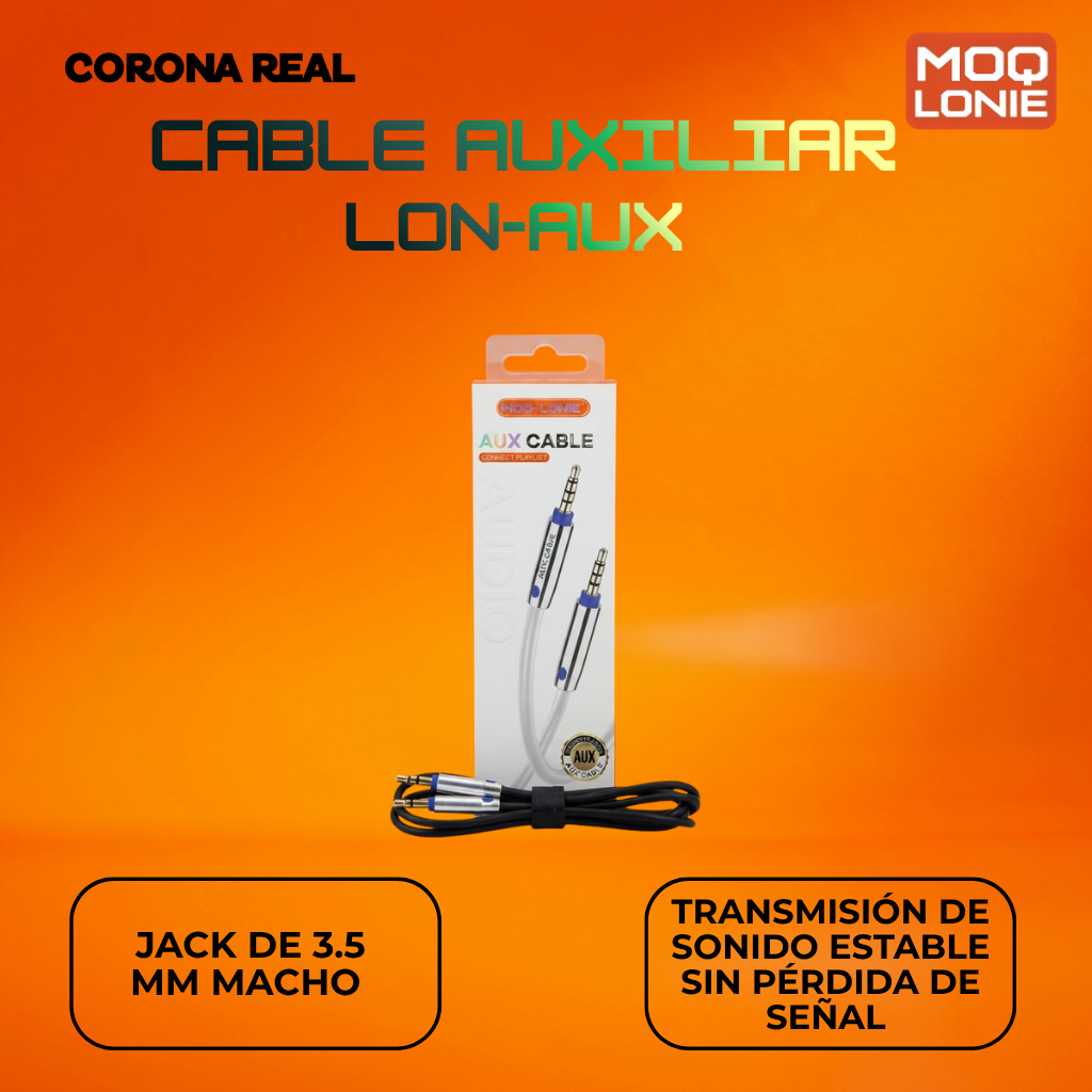 CABLE AUXILIAR MOQ LONIE Ref: LON-AUX