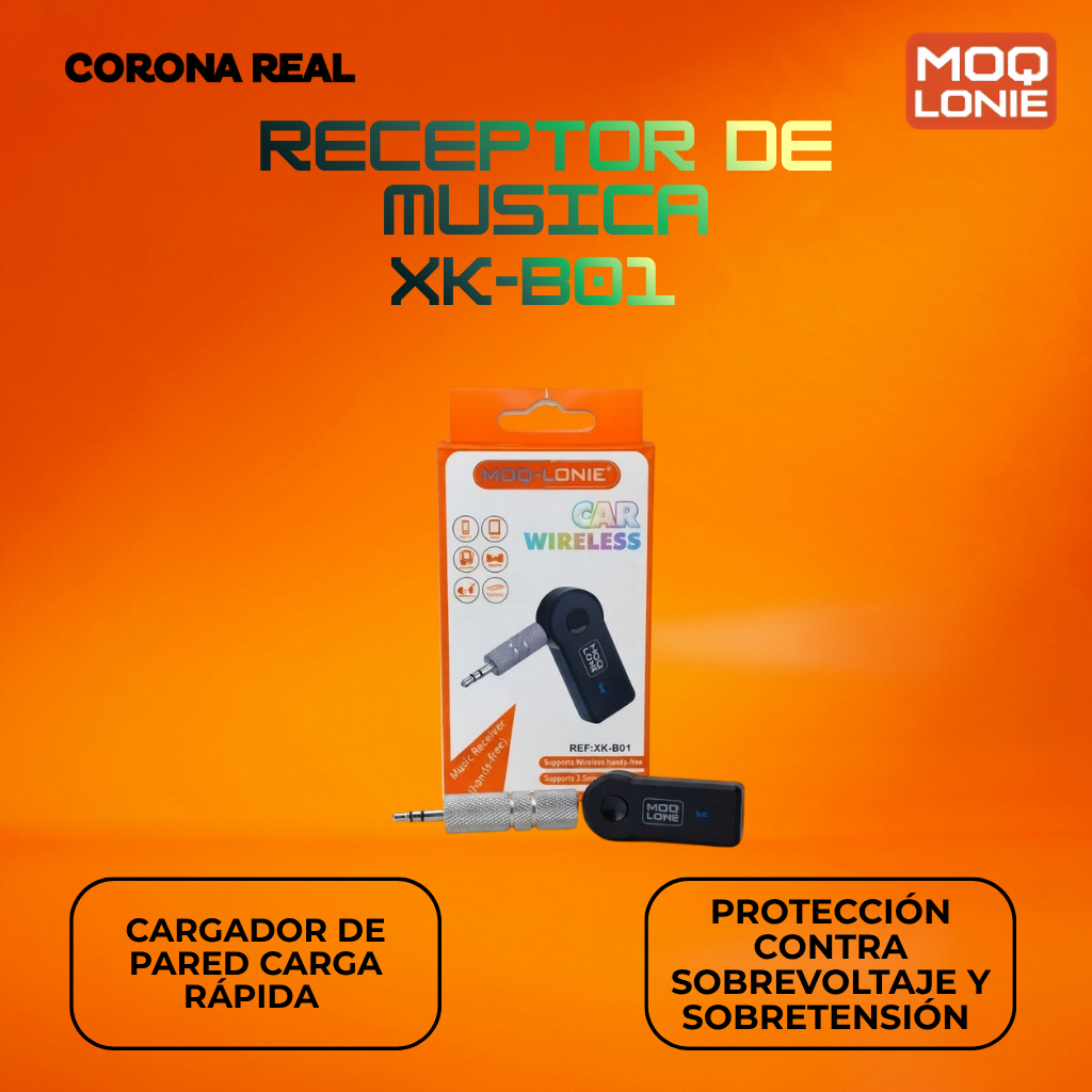 RECEPTOR DE MUSICA MOQ LONIE Ref: XK-B01