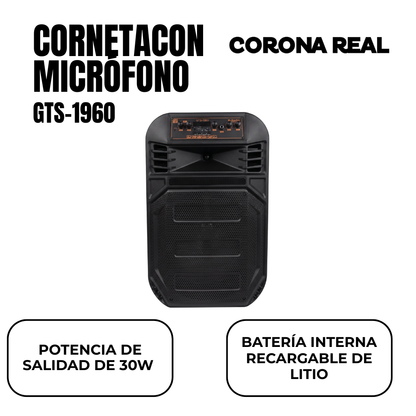 CORNETA CON MICRÓFONO 12¨ Ref:GTS-1960
