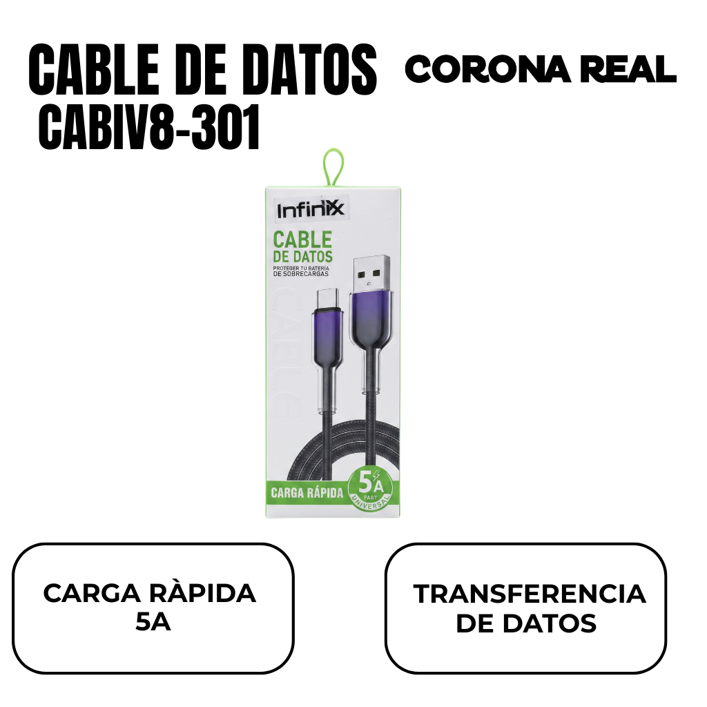 CABLE DE DATOS INFINIX Ref: CABIV8-301