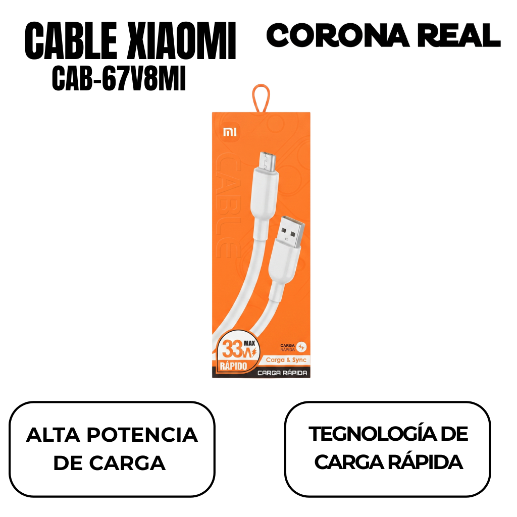 CABLE XIAOMI Ref: CAB-67V8MI