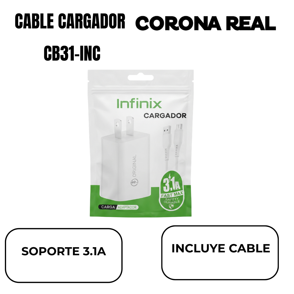 CARGADOR INFINX Ref: CB31-INC