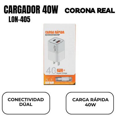 CARGADOR DE 40W Ref: LON-405