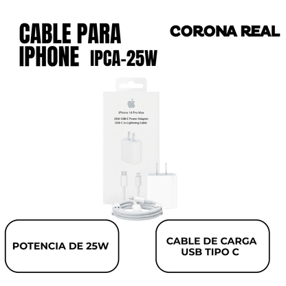 CABLE PARA IPHONE Ref: IPCA-25W