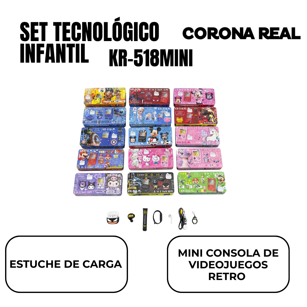 SET TECNOLÓGICO INFANTIL Ref: KR-518MINI