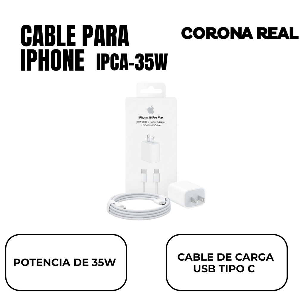 CABLE DE IPHONE 35W Ref: IPCA-35W