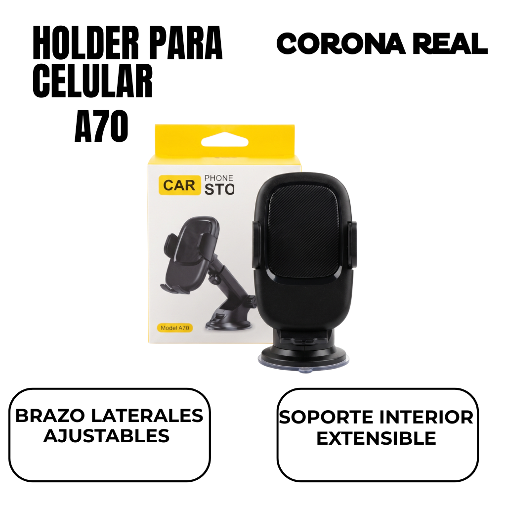 HOLDER DE CELULAR PARA CARRO Ref: A70