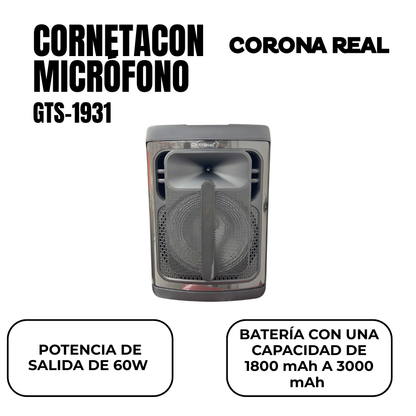 CORNETA CON MICRÓFONO 15¨ Ref:GTS-1931