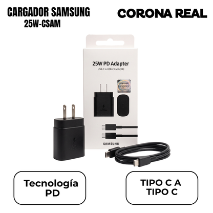 CARGADOR SAMSUNG Ref: 25W-CSAM