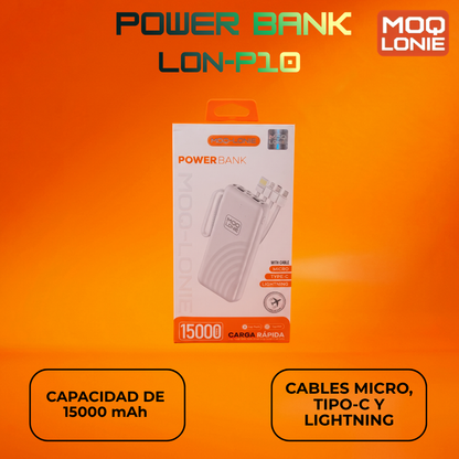 POWER BANK MOQ-LONIE Ref: LON-P10
