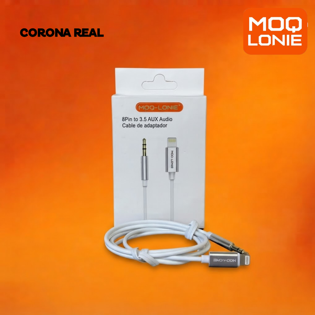 CABLE AUXILIAR PARA IPHONE MOQ LONIE Ref: AUX-IP
