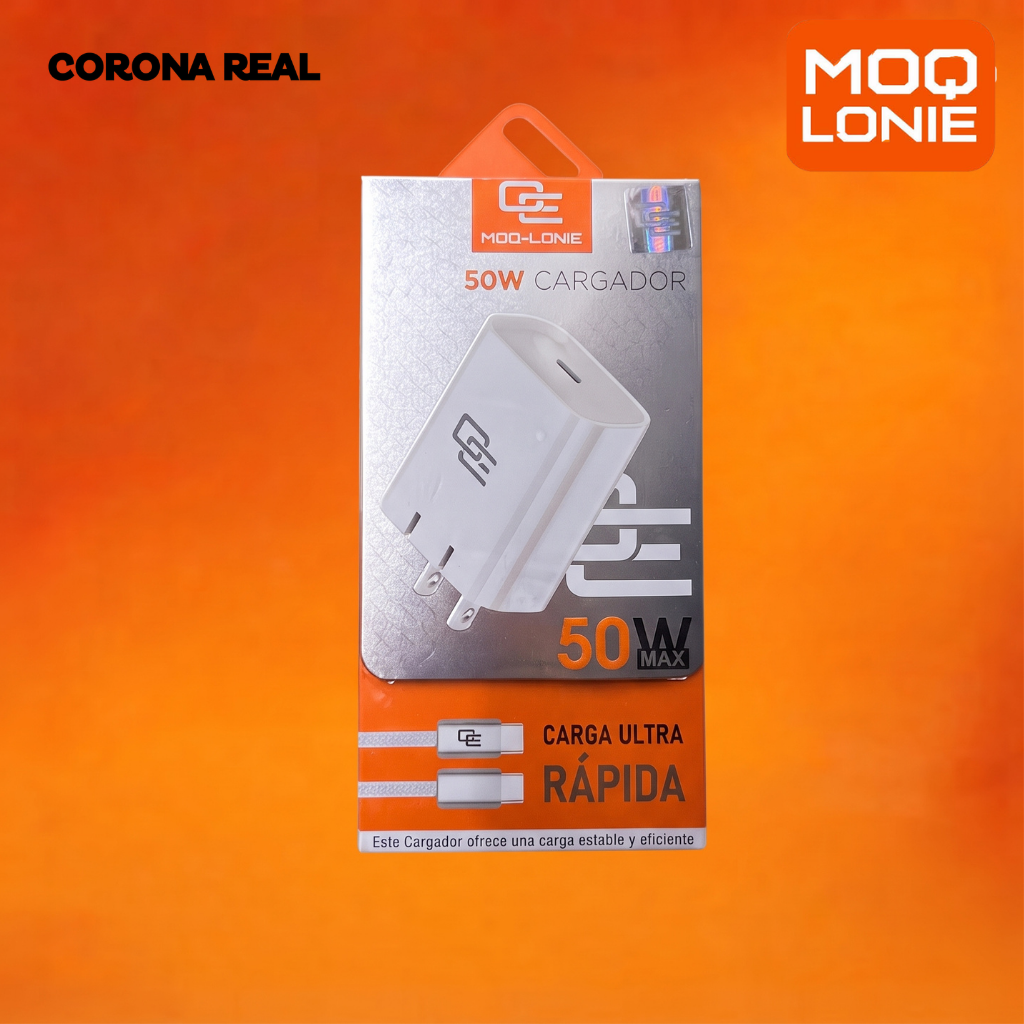 CARGADOR 50W MOQ LONIE Ref: LON-290