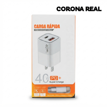 CARGADOR DE 40W Ref: LON-405