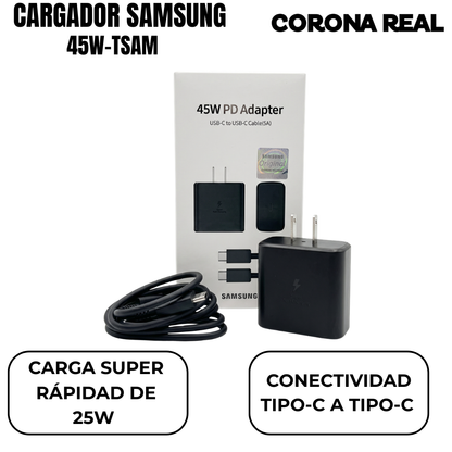 CARGADOR SAMSUNG Ref: 45W-CSAM