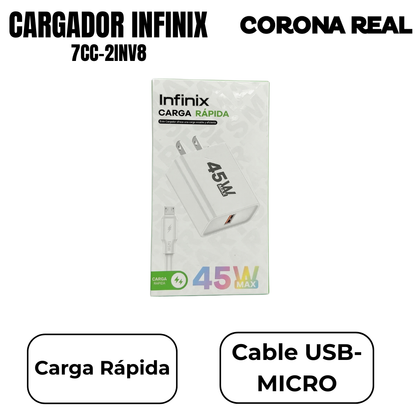 CARGADOR INFINIX MICRO Ref: 7CC-2INV8