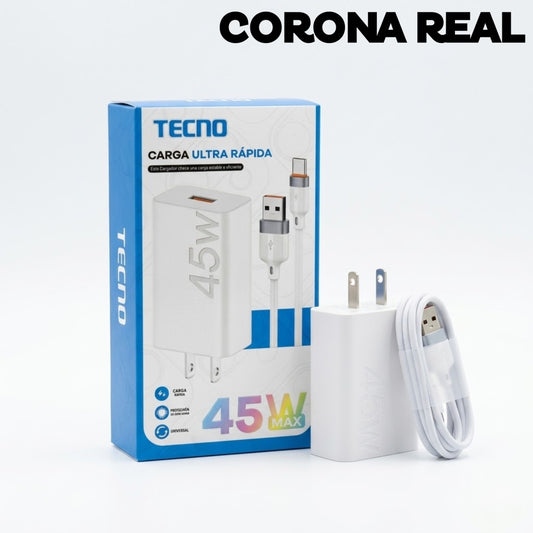CARGADOR TECNO TIPO C Ref: 7CC-4TEC