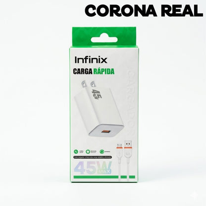 CARGADOR INFINIX MICRO Ref: C45W-INV8