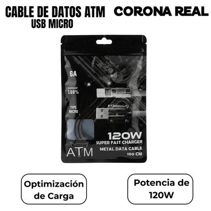CABLE DE DATOS ATM Ref: USB MICRO