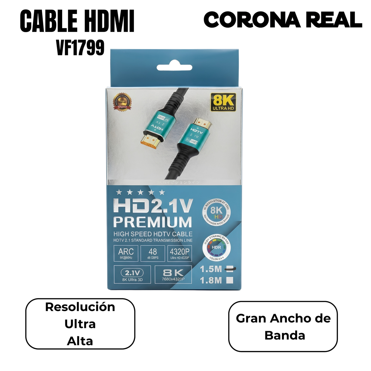 CABLE HDMI Ref: VF1799
