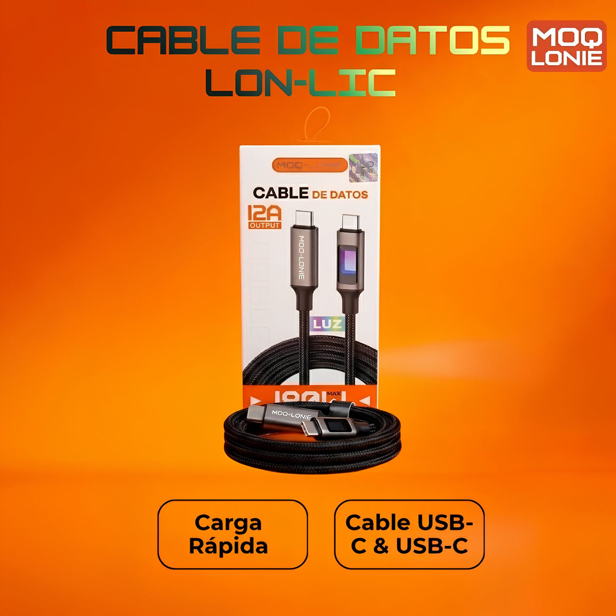 CABLE DE DATOS MOQ LONIE Ref: LON-LIC