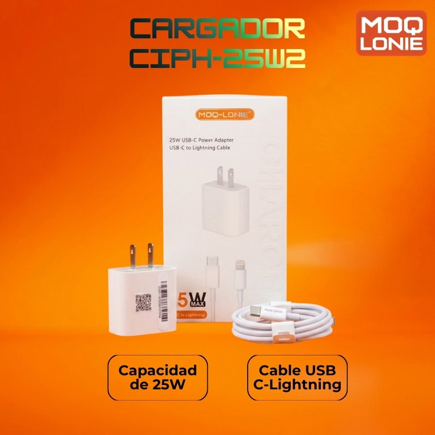 CARGADOR MOQ-LONIE Ref: CIPH-25W2