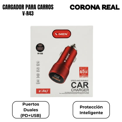 CARGADOR PARA CARRO Ref: V-R43
