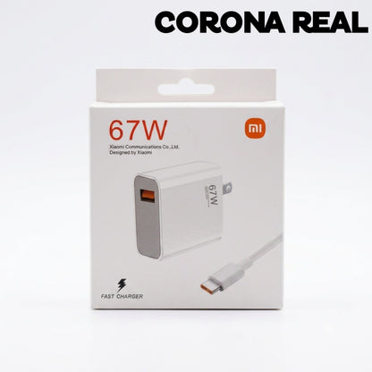 CARGADOR XIAOMI TIPO C Ref: 67W-1